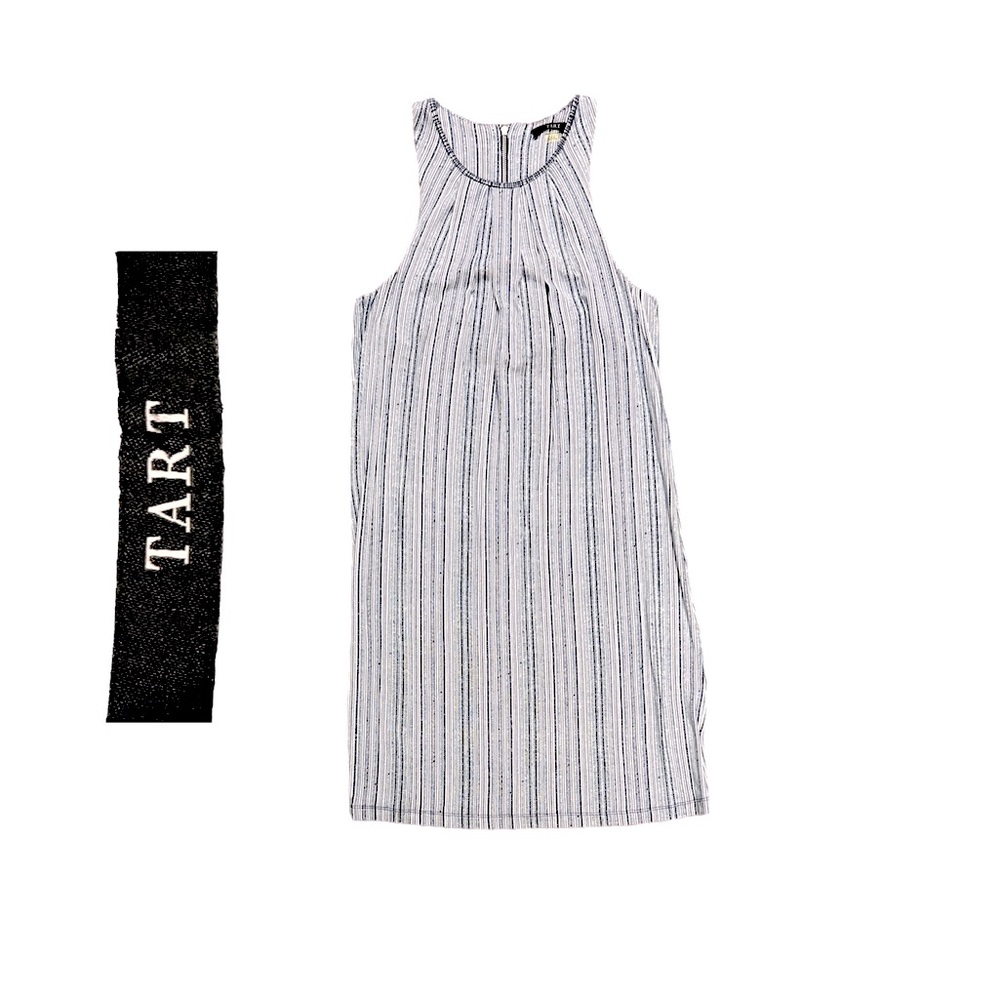 Striped blue & white dress by Tart, at Anthropologie